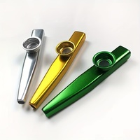 Kazoo Metal Guitar Ukulele Accompaniment Color Simple Easy Learn Musical Instrument an Companion Beginners Learning Play Flute