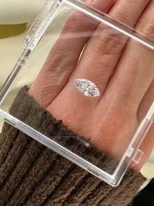 Igi เพชรที่ใช้ตัดเพื่อ5CT เพชร1CT เจียระไน VS2ความคมชัดของ CVD Color E ได้รับการรับรองจาก Marquise - Product Image 2