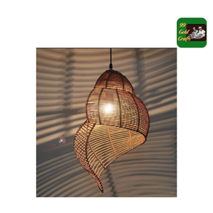 Lámpara colgante de bambú natural 100%, decoración interior ecológica hecha a mano para el hogar - Product Image 4