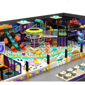 Aire de jeux intérieure sur le thème de l'espace personnalisée avec toboggan sportif pour enfants, équipement de centre de jeux doux, piscine à <span class=keywords><strong>balles</strong></span>, <span class=keywords><strong>parc</strong></span> de trampoline - Product Image 1