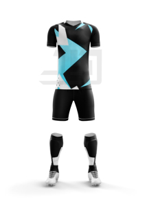 Football Team Match Uniform Breathable Lightweight 100% Polyester Soccer Jersey Shorts Set Custom Team Name for Clubs Academies - Product Image 6