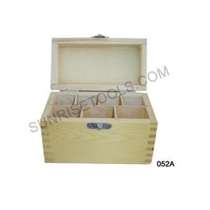 Caja de madera de 7 compartimentos Esta caja de madera está bellamente hecha a mano con herramienta de joyería de madera de alta calidad - Product Image 2