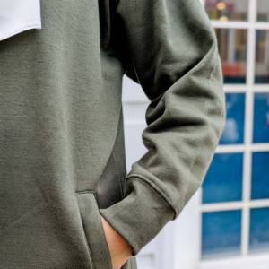 Offre Spéciale à manches longues survêtement hiver vêtements islamiques lettre imprimer doux tricoté à capuche col avant couverture complète modeste musulman - Product Image 6