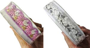 Lujosos rollos de encaje con bordado Floral para costura DIY y accesorios de moda delicados rollos de encaje de flores para ropa - Product Image 5