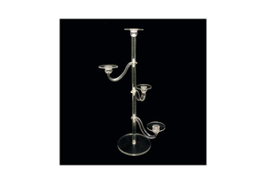 MHQ-2577 Unique <b>Crystal</b> Arms Candelabra New Design Wedding Table Candle <b>Stand</b> Centerpiece Decorations - Product Image 4