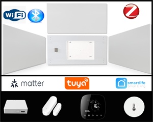 800W Aluminium Infrared Heating Panel with Remote Control, App‑Controlled Thermostat and Color <b>Box</b> Packaging for Home Use - Product Image 5