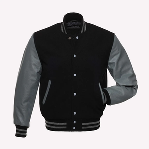 Venta caliente de buena calidad, parches y etiquetas con logotipo bordado hecho en fábrica, chaqueta Varsity para hombres, ropa Unisex, chaqueta Varsity con estilo - Product Image 4