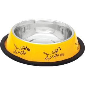 Comedero Acero Inoxidable Modelo Perros Amarillos-Talla S - Product Image 1