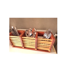 Soporte para cubiertos de madera de alta calidad, diseño único, decoración del hogar, vajilla, soporte para cubiertos de Indian Metal World - Product Image 2