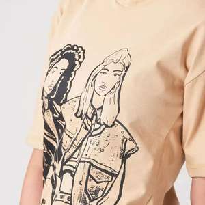 Venta al por mayor Tallas grandes 100% Algodón Camisetas casuales Mujeres Camiseta de manga corta Camiseta de impresión casual para las mujeres - Product Image 5