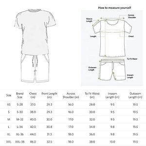 Conjunto de pantalones cortos serigrafiados personalizados OEM para hombre conjunto de verano de 2 piezas 100% algodón conjunto de camisetas y pantalones cortos de manga corta para hombre - Product Image 6
