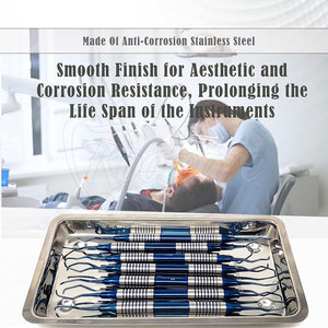 Juego de 7 Curetas Dentales Gracey, Kit de Curetas Periodontales para Limpieza Profunda, Planificación Radicular, Herramienta Dental de Alto Pulido - Product Image 4