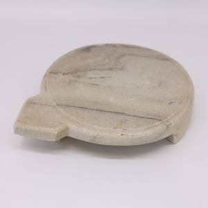 Handmade Marble Handle Chakla Riser Unique Traditional Indian Tool for <b>Home</b> <b>Decor</b> and Kitchen - Product Image 1