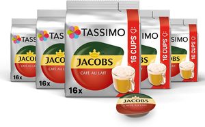 Cápsulas de Café con Leche Tassimo Jacobs x16 (Paquete de 5, Total 80 Bebidas) - Product Image 6