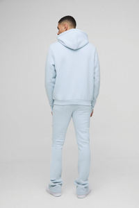 ชุดวอร์มโอเวอร์ไซส์ขายส่ง ปี 2026 ผ้าฝ้าย 100% กางเกงทรงบานและเสื้อฮู้ดพิมพ์ลายดิจิทัล ชุดวอร์มสำหรับผู้ชาย - Product Image 2