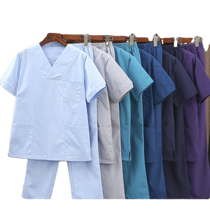 Uniformes quirúrgicos Mujer Enfermería Conjuntos Top + Pantalón Artículos Uniforme médico Scrubs Salón de belleza clínico Trajes de hospital - Product Image 1