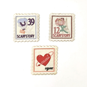 แผ่นปะผ้าลายปักสไตล์วินเทจย้อนยุค รูปทรงสี่เหลี่ยม สำหรับติดเสื้อผ้า หมวก กระเป๋า และของตกแต่งบ้าน - Product Image 3