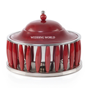 Olla Caliente de Metal con Acabado de Resina, Última Colección, Cazuela de Diseño Hecha a Mano, Clásica y Elegante, Calentador de Comida de Metal al por Mayor - Product Image 2