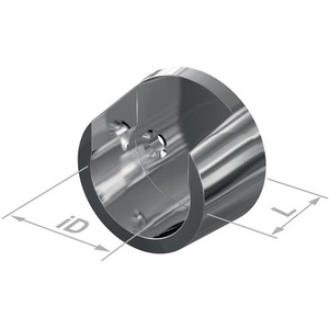 Herrajes para Armario, Soporte de Riel de Plástico Plateado para Montaje en Pared de 20 mm, 11069 - Product Image 1