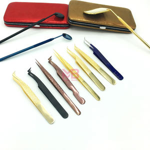 Best High Quality Trendy Stainless Steel <b>Eyelash</b> Tweezers Durable Rust-Resistant for Long-Lasting Isolation <b>Application</b> - Product Image 3
