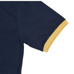 T-shirt Ringer Premium en coton noir | Chemise à ourlet incurvé Fraternité pour homme avec numéro de broderie en chenille | Vêtements grecs noirs - Product Image 6