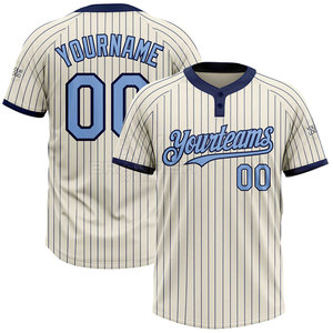 Camiseta de Béisbol de Dos Botones de Diseño Personalizado de Alta Calidad, Secado Rápido y Transpirable, para Venta en Línea - Product Image 1
