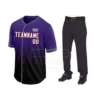 Conjunto de uniforme de béisbol de equipo de alta calidad para hombres, uniforme de béisbol personalizado para hombres - Product Image 1