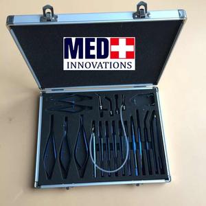 Kit de cirugía oftálmica de aleación de titanio de 21 piezas, juego de instrumentos quirúrgicos de cataratas para lentes intraoculares de Med Innovation - Product Image 5