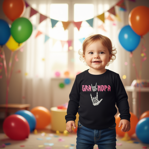 Maglietta promozionale a maniche lunghe per il compleanno di due anni del nonno di 'Bad Two the Bone' - Product Image 1