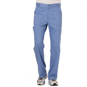 Vente en gros de combinaisons unisexes pour infirmières médicales noires, col en V extensibles personnalisés, ensembles d'uniformes médicaux, haut et pantalon à récurer - Product Image 4