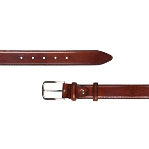 Cinturón de Vestir de Cuero Vacuno de Alta Calidad, Hebilla Occidental, Color Sólido Duradero, Personalizable, Precio de Fábrica al por Mayor, Buena Oferta - Product Image 3
