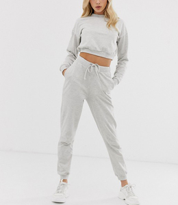 2021 Pakistan Factory Blank Custom logo <b>Tracksuits</b> for Women/top Quality Crop Top Hoodie <b>Tracksuits</b> for Women - Product Image 6