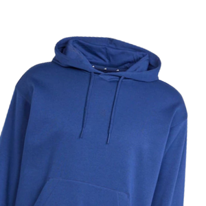 Pull-over uni pour homme, pull à capuche en molleton de coton bleu royal, chaud, décontracté, uni, à manches longues, streetwear, couleur unie - Product Image 2