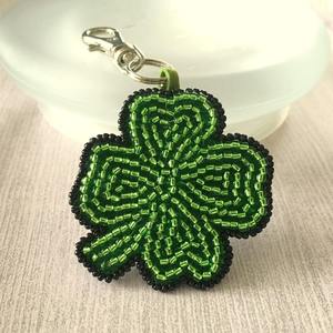 Beaded Strawberry <b>Ornament</b> Handmade Red & Green Hanging charm Decor with Embroidery Summer Fruit-Themed Decor or Tree <b>Ornament</b> - Product Image 1