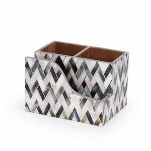 Boîte à mouchoirs imprimé tendance en bois support porte-serviettes Unique nouveau Design boîte à serviettes boîte de rangement de serviettes en métal pour la maison et les hôtels - Product Image 1