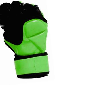 Équipement de boxe professionnel avec logo imprimé personnalisé Gants MMA en cuir Gants MMA durables en cuir avec demi-doigt - Product Image 5