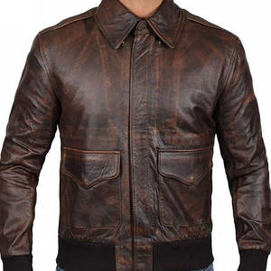 Fabricant de veste en cuir décontractée sur le côté pour hommes nouvelle veste de moto design OEM vestes en cuir de gros pakistanais - Product Image 5