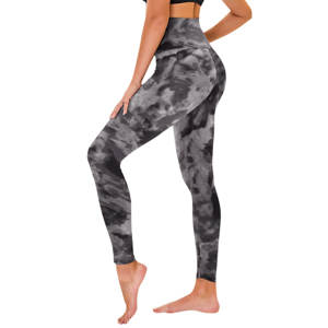 Plus Size Printed <b>High</b> <b>Waisted</b> <b>Leggings</b> for Women Tummy Control Cycling Running Workout Yoga Pants <b>with</b> <b>Pockets</b> - Product Image 5