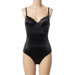 Body de Satén para Mujer, Levanta Glúteos, Tejido Elástico Suave, Estampado en Serigrafía, Ajuste Delgado, Ropa Moldeadora para Fitness, Yoga, Danza y Actividades - Product Image 4