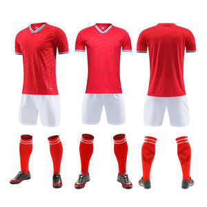 Teamwear Soccer Uniform Full Kit OEM Export Custom Sublimation Jerseys Custom Color Logo 100% Polyester Lightweight <b>Waterproof</b> - Product Image 2