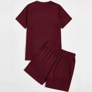OEM High Quality <b>Men's</b> Short Sleeve <b>Summer</b> High Quality Tracksuit Beach and Street Wear Short T <b>Shirt</b> with Shorts Sets <b>for</b> <b>Men</b> - Product Image 2