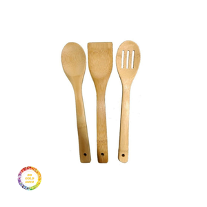 Juego de utensilios de madera natural Herramientas de cocina de madera respetuosas con el medio ambiente Logotipo personalizado Producción OEM del fabricante de Vietnam - Product Image 1
