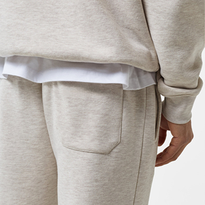 ชุดวอร์มผ้าฝ้ายโพลีเอสเตอร์2ชิ้นสำหรับผู้ชายชุดวอร์มกางเกงใส่วิ่งโอเวอร์ไซส์ - Product Image 6