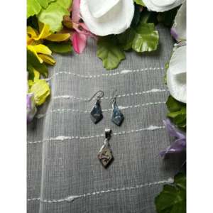 Conjunto de Joyería Artesanal Navajo con Turquesa Boulder y Plata de Ley, Objetos Culturales Coleccionables - Product Image 4