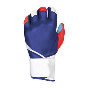 ถุงมือตีเบสบอลหนังน้ำหนักเบา ใช้ได้ทั้งสองมือ ปิดด้วยตะขอเกี่ยวและห่วง ป้องกันการลื่น สำหรับการฝึกกีฬากลางแจ้ง - Product Image 1