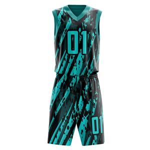 Uniformes de Baloncesto Sublimados Personalizados al por Mayor de Alta Calidad, Conjuntos de Camiseta y Chaleco Deportivo Personalizables para Hombre, Transpirables 100% - Product Image 1