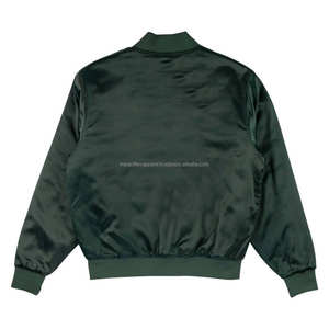 บอมเบอร์แจ็คเก็ตบุสองชั้นสำหรับผู้ชาย, แจ็คเก็ตบุสองชั้นแบบลำลองมีซิปด้านหน้าระบายอากาศได้ดีแห้งเร็วฤดูใบไม้ร่วง - Product Image 2