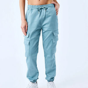 Pantalones Cargo de Cintura Media para Mujer, Impermeables y Transpirables, con Múltiples Bolsillos - Product Image 1