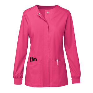 Veste de gommage médicale moderne et élégante avec des performances supérieures Tissu denim léger et respirant Coupe confortable - Product Image 3