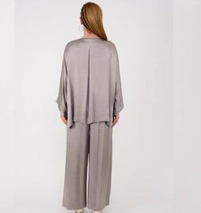 Robes imprimées décontractées pour femmes avec décorations de boutons en dentelle Taille libre jusqu'à plus motifs lavables Taille naturelle - Product Image 4